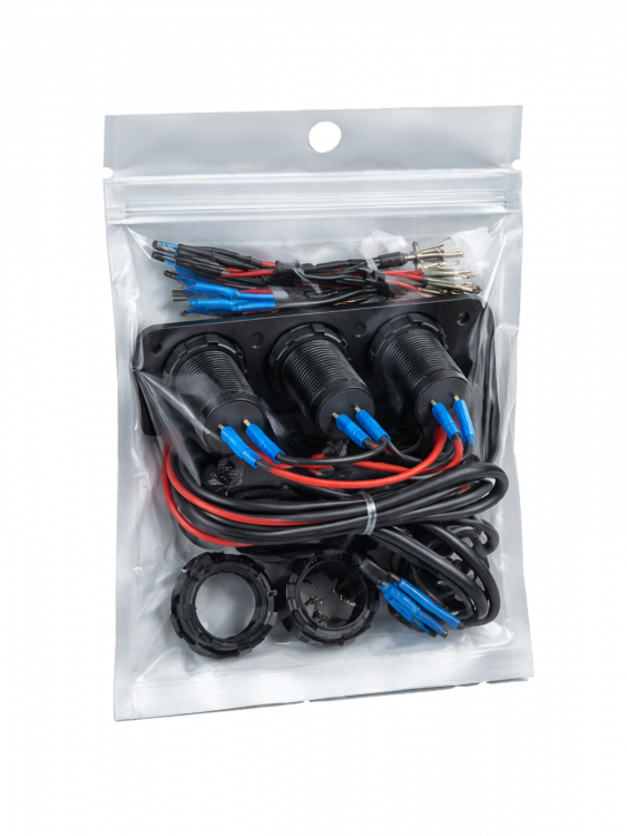 TDS TS-CAU48 Зеленый Разветвитель авто (Врезной)